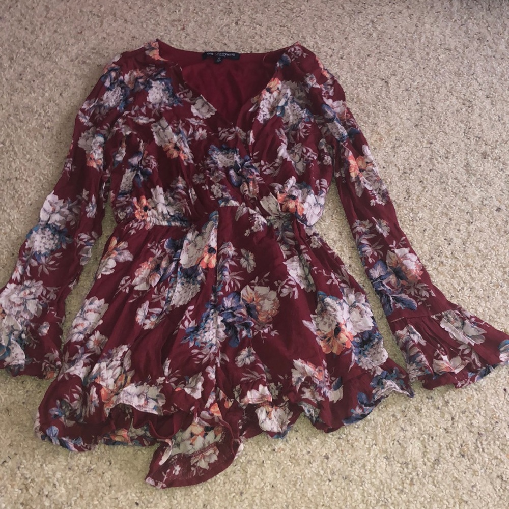 Long sleeve romper